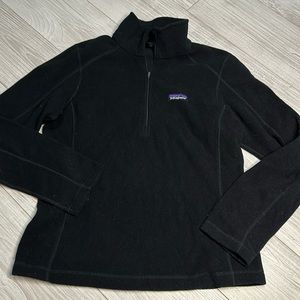 Patagonia small S black fleece jacket